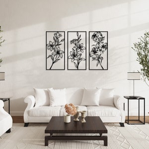 Wall Art Set of 3,
wild flowers decor,
Livingroom Decor,
flower decor,
Spring Flowers Art,
Porch Decor,
Metal Flowers Art,
Nature Wall art,
metal wall decor,
3 Piece Wall Art,
botanical art,
Extra Large Wall Art,
flower wall decor,