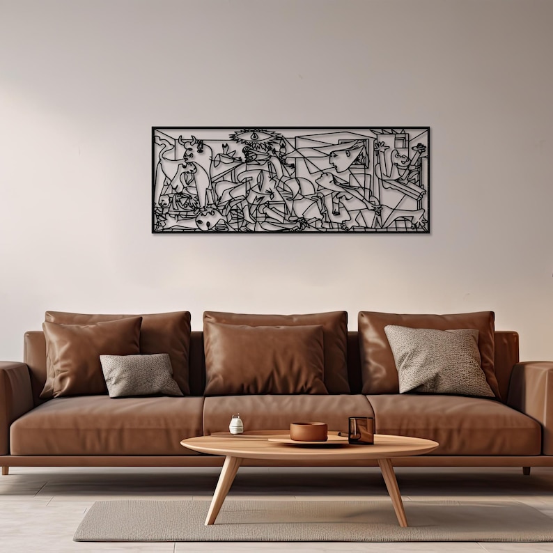 picasso wall decor,
guernica wall art,
picasso guernica,
modern wall decor,
metal artwork,
metal line art,
picasso decor,
aesthetic room decor,
modern art decor,
office art decor,
gallery wall set,
mid century modern,
trendy wall art,