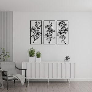Wall Art Set of 3,
wild flowers decor,
Livingroom Decor,
flower decor,
Spring Flowers Art,
Porch Decor,
Metal Flowers Art,
Nature Wall art,
metal wall decor,
3 Piece Wall Art,
botanical art,
Extra Large Wall Art,
flower wall decor,