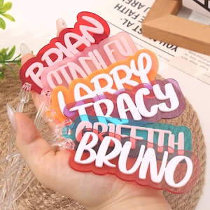 Personalized Name Tag , Backpack Name Tag , Backpack Name Keychain for kids , Diaper Bag Tag , Lunch Box Tag , Kids Tag , Custom Name Tag