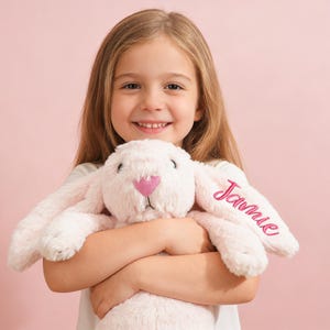 Personalisierte Plüsch Bunny Rabbit: Gesticktes Stofftier