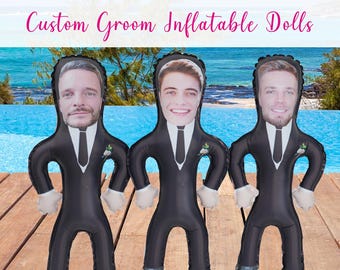 Poupée de marié gonflable personnalisée : cadeau d'enterrement de vie de jeune fille