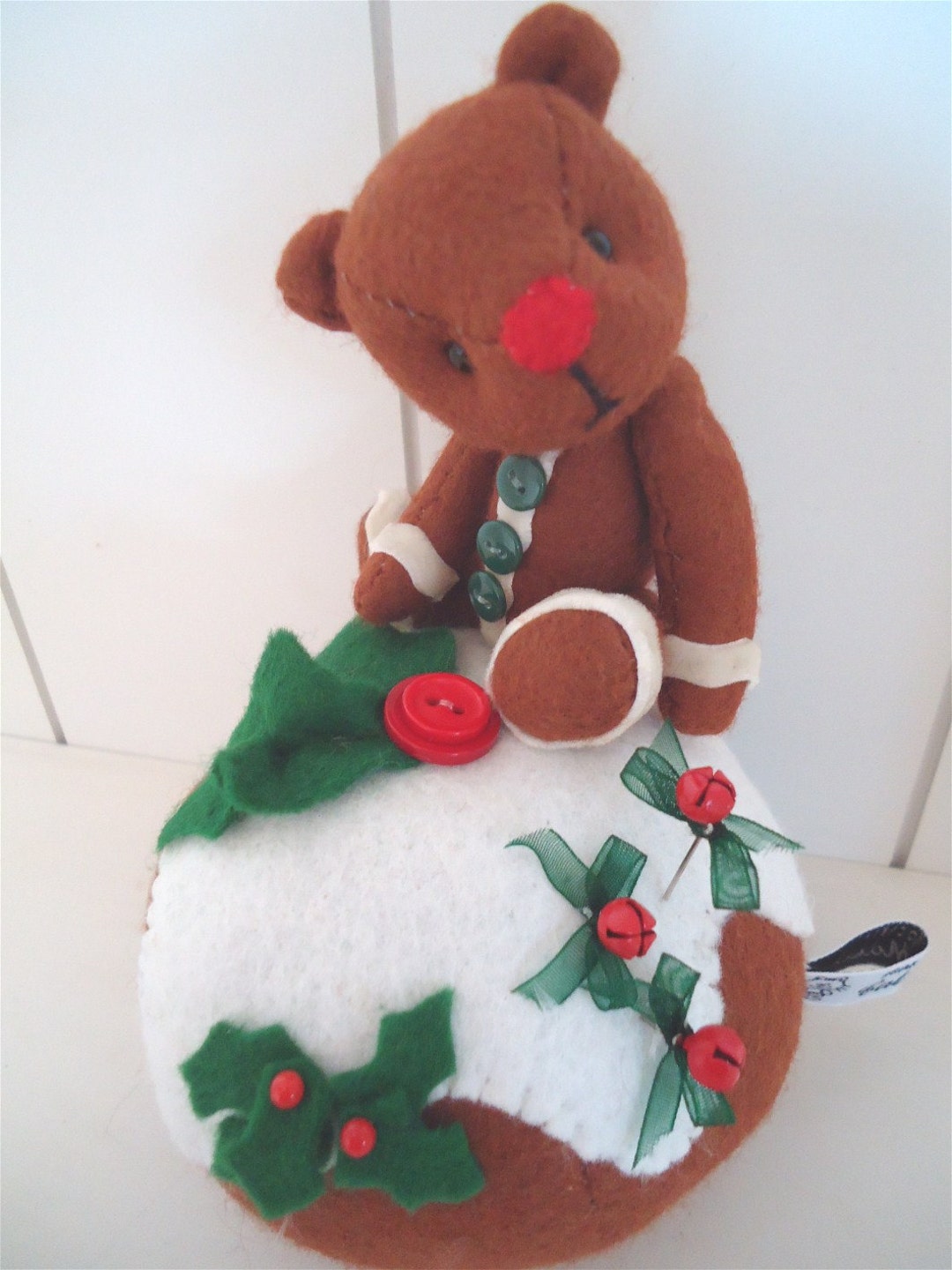 Gingerbread Pincushion PDF E Pattern in the Style of My Etsy