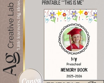 Preschool Memory Book 2025-2026 | Editable Printable