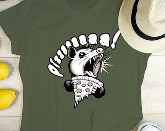 Funny, Possum Pizza Screamer Shirt, Possum Shirt, Pizza Gift, Vintage Possum Shirt, Funny Possum, Pizza Gift, Retro Possum Tees, Pizza Party