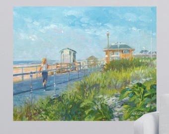 Spring Lake New Jersey, Spring Lake NJ Vor Sandy, Fine Art Poster, Spring Lake NJ Gemälde Poster, Jersey Boardwalk, Wandkunst, Strandkunst