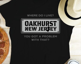 Camiseta de Oakhurst, Nueva Jersey, regalo de NJ para hombres