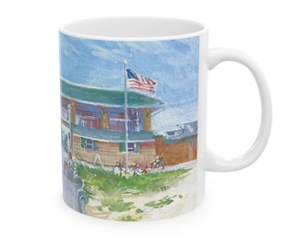 Spring Lake New Jersey Pavilion 11 oz. Mug: NJ Boardwalk Gift
