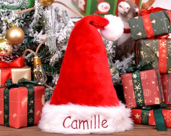 Gepersonaliseerde geborduurde kerstmuts: aangepaste kerstmuts