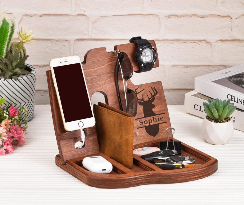 Personalized Men, Docking Station Men, Mens Birthday Gift, Mens Gift ...