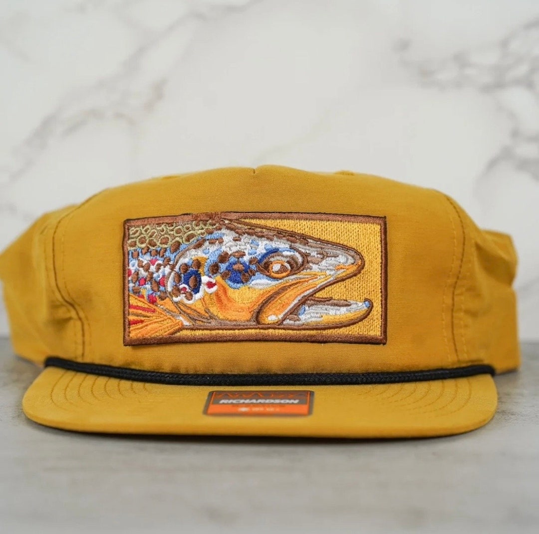 Trout Vintage Style Snapback Rope Hat - Etsy