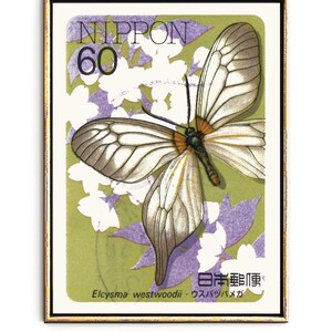 Butterfly Art Print, Japan and Japanese wall Art poster print, Asian wall art Decor, insect art print, Botanical Print, Floral print
