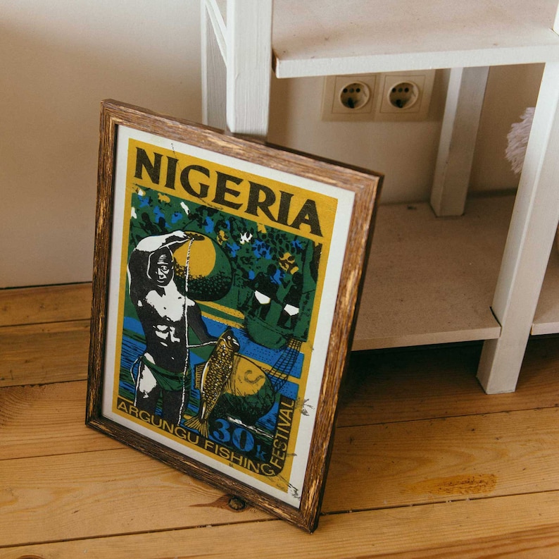 Nigerian Art African Man Wall Art Black Man Print African Etsy