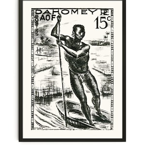 African Wall Art Print, African Home Decor, Black Art, African man, Black Man Art, Black and White Wall Art, African American Art, BLM