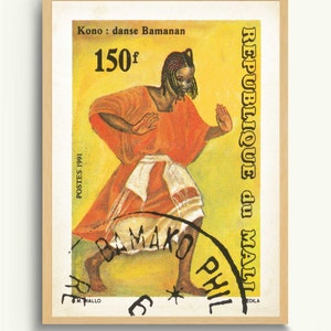 Art africain, Black Art, Portrait de femme noire, art Black Girl, impression féministe, BLM, danse africaine, Art afro-américain, Black Lives Matter