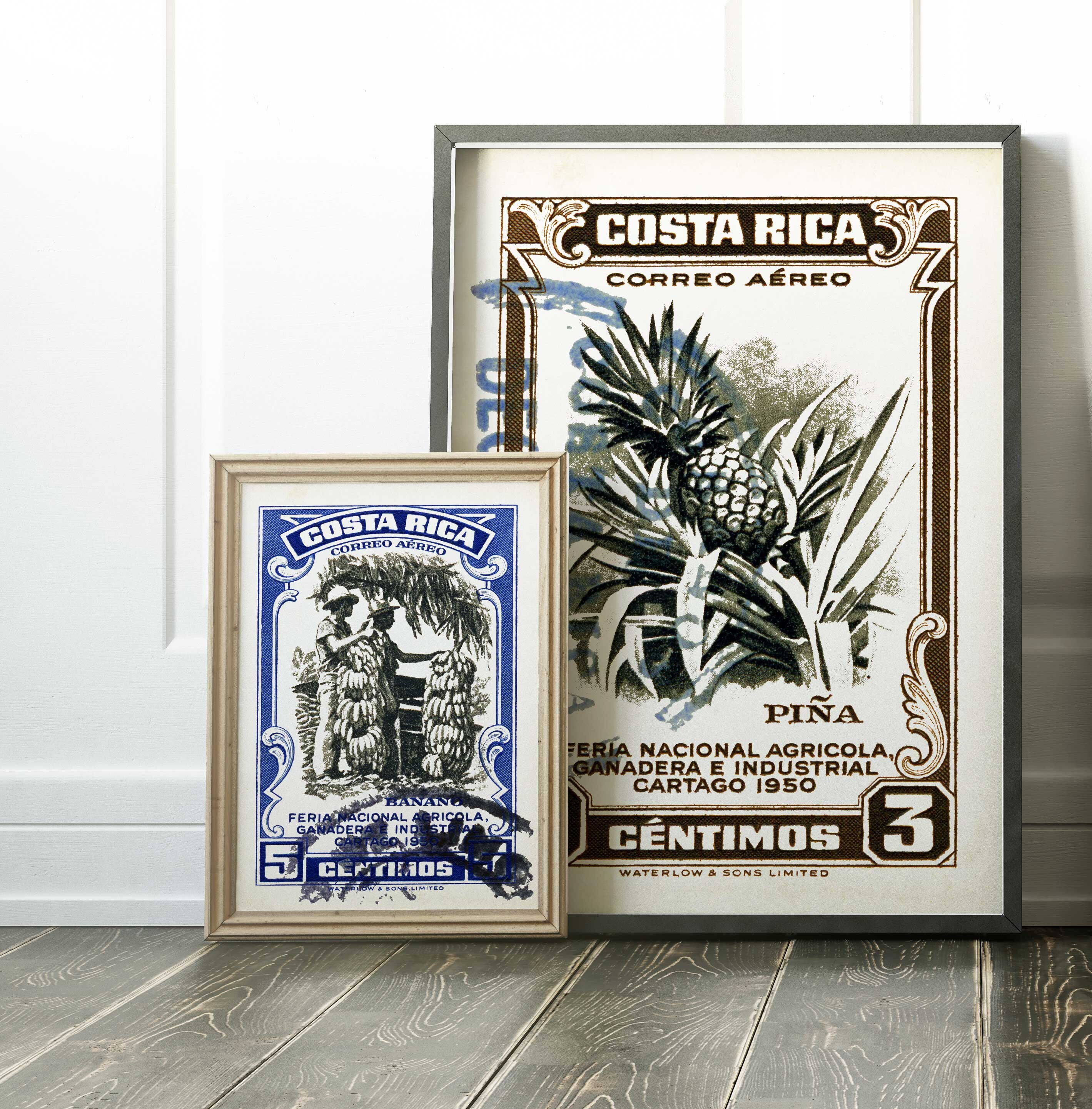Costa Rica Art Print and Tropical Wall Art for Vintage Decor Etsy