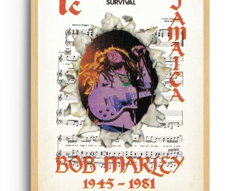 Affiche Vintage Bob Marley • Bob Marley