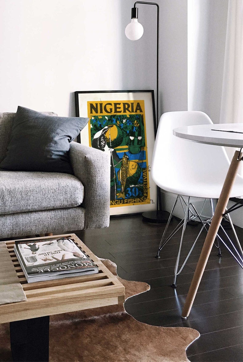 Nigerian Art African Man Wall Art Black Man Print African Etsy