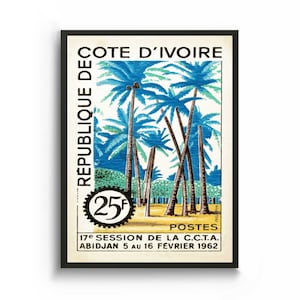 Afrikanische Kunst, schwarze Kunst, afrozentrische Boho Wandkunst, Strand Kunst, Illustration Print, Küsten Wandkunst, tropische Wand Kunst Dekor, Reise Poster