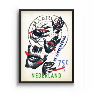 Abstract Wall Art of Surreal Art and Collage art from Netherlands, modern street graffiti wall art and Contemporary art, modern home decor