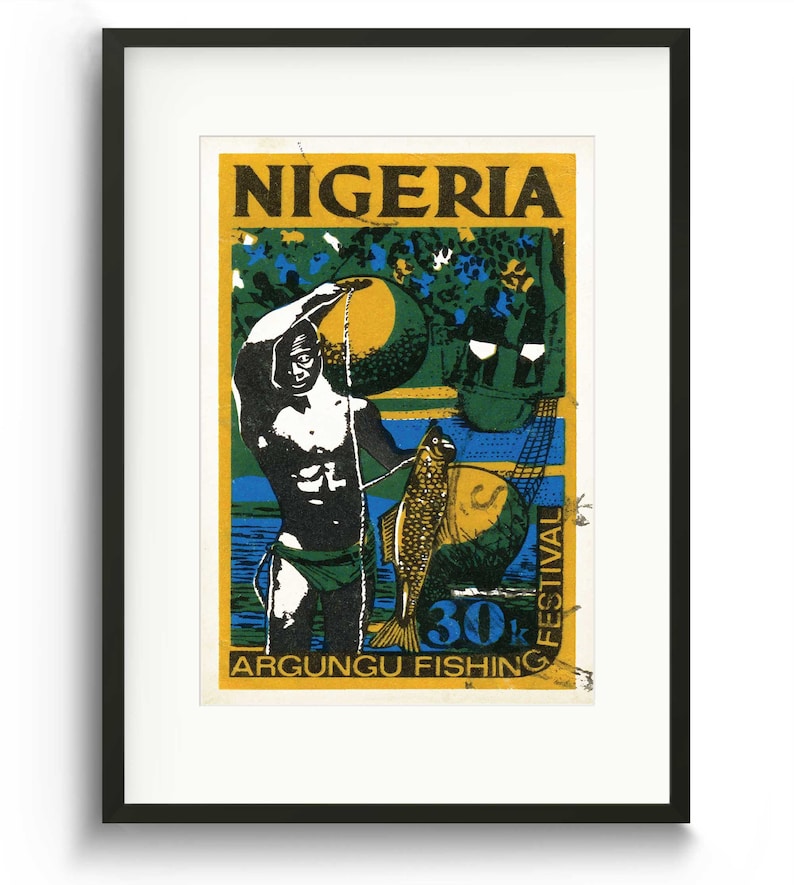 Nigerian Art African Man Wall Art Black Man Print African Etsy