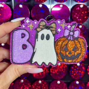Boo Ghost Halloween Freshie, Car Scent, Air Freshener, Cute Car Freshie, Halloween Car Accessories, Halloween freshie