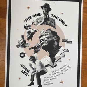 The One, The Only Greg Lee Poster 18x24 '' Matte |  Hepatisch | Ska | Ruder Junge