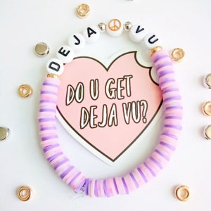 Olivia Bracelet Deja Vu Beaded Letters Rodrigo Friendship Trade Guts World Tour Sour Bad Idea Right So American Girls Women Besties Gift