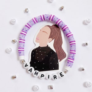 Olivia Bracelet Vampire Beaded Letters Rodrigo Friendship Trade Guts World Tour Sour Bad Idea Right So American Girls Women Besties Gift