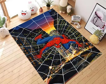 Spiderman Rug: Kids Room Decor, Avengers Theme