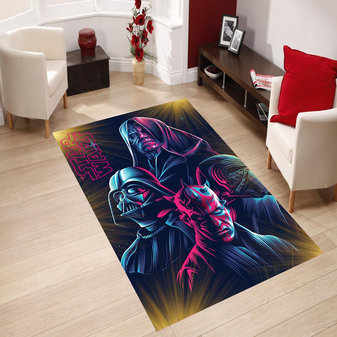Star Wars Villain Rug: 3D Personalized Kids Room Decor - Etsy