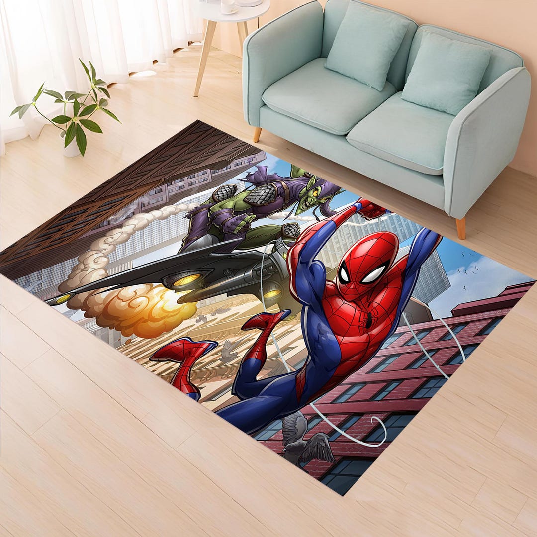 Spiderman Rugsspiderman Rug, for Living Room Rug, Area Rug, Boy Room ...