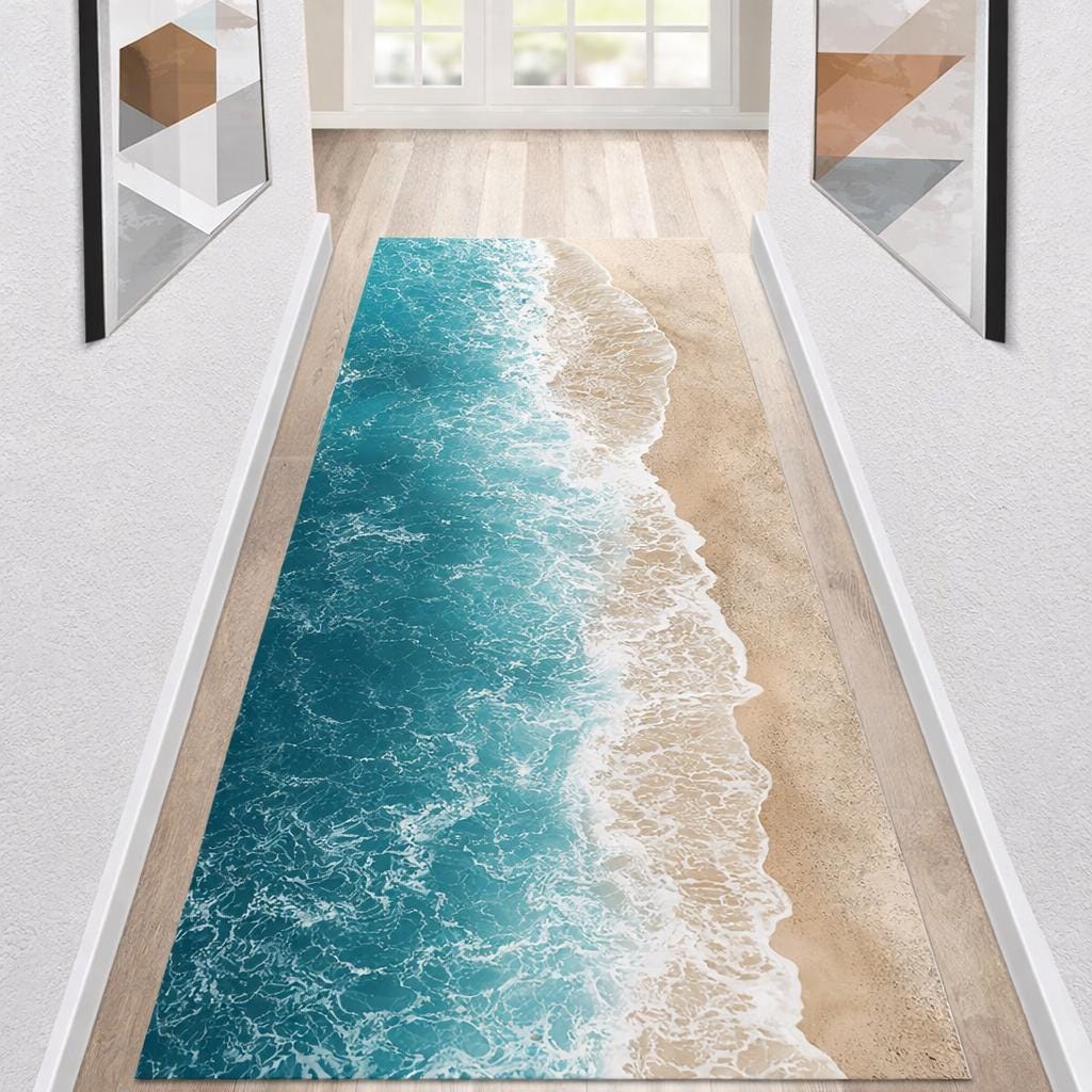 Water Area Rug - Etsy UK