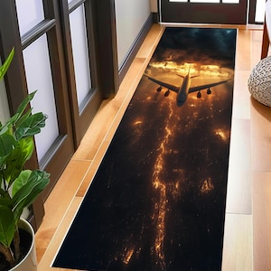 Aircraft Runway Rug: Aviation Airport Design