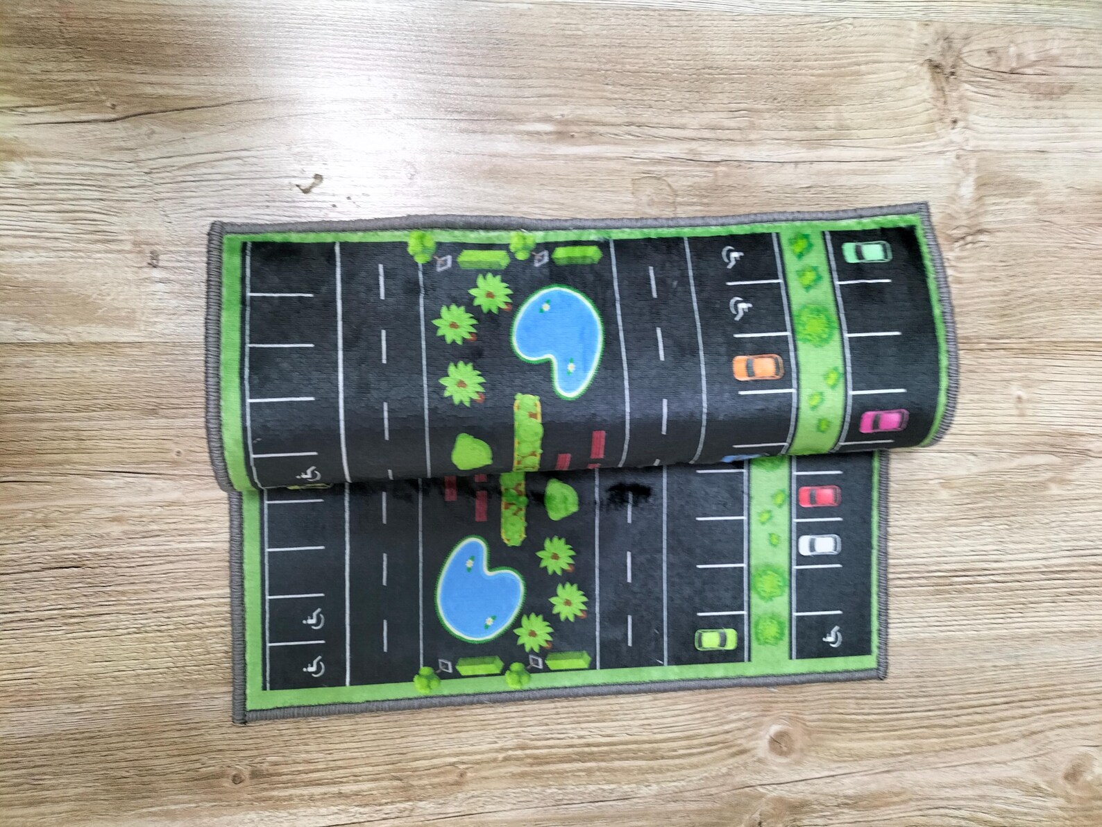Car Parking Play Rug: Kids Room Activity Mat - Etsy