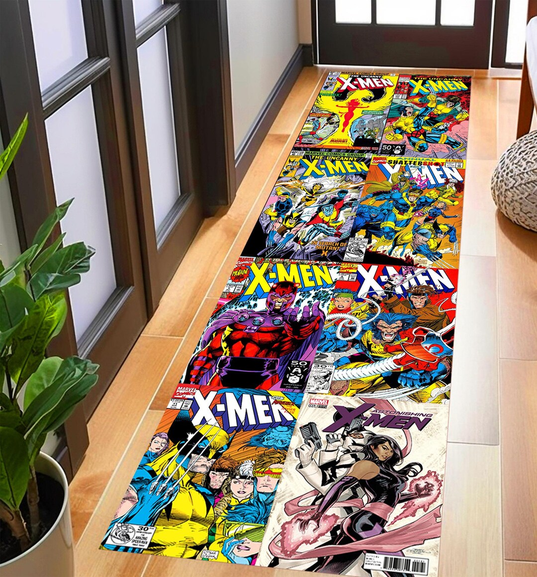 X-men Legend Runner Rug,x-men Runner Rug,comic Cartoon Books Cover ...