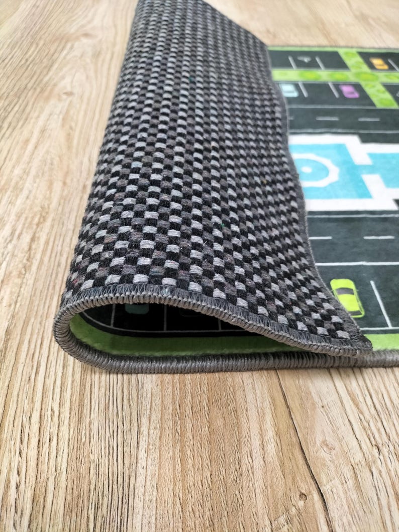 Car Parking Play Rug: Kids Room Activity Mat - Etsy