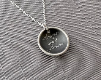 Sterling Silver Always and Forever Necklace