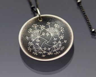 Sterling Silver Queen Anne's Lace Necklace