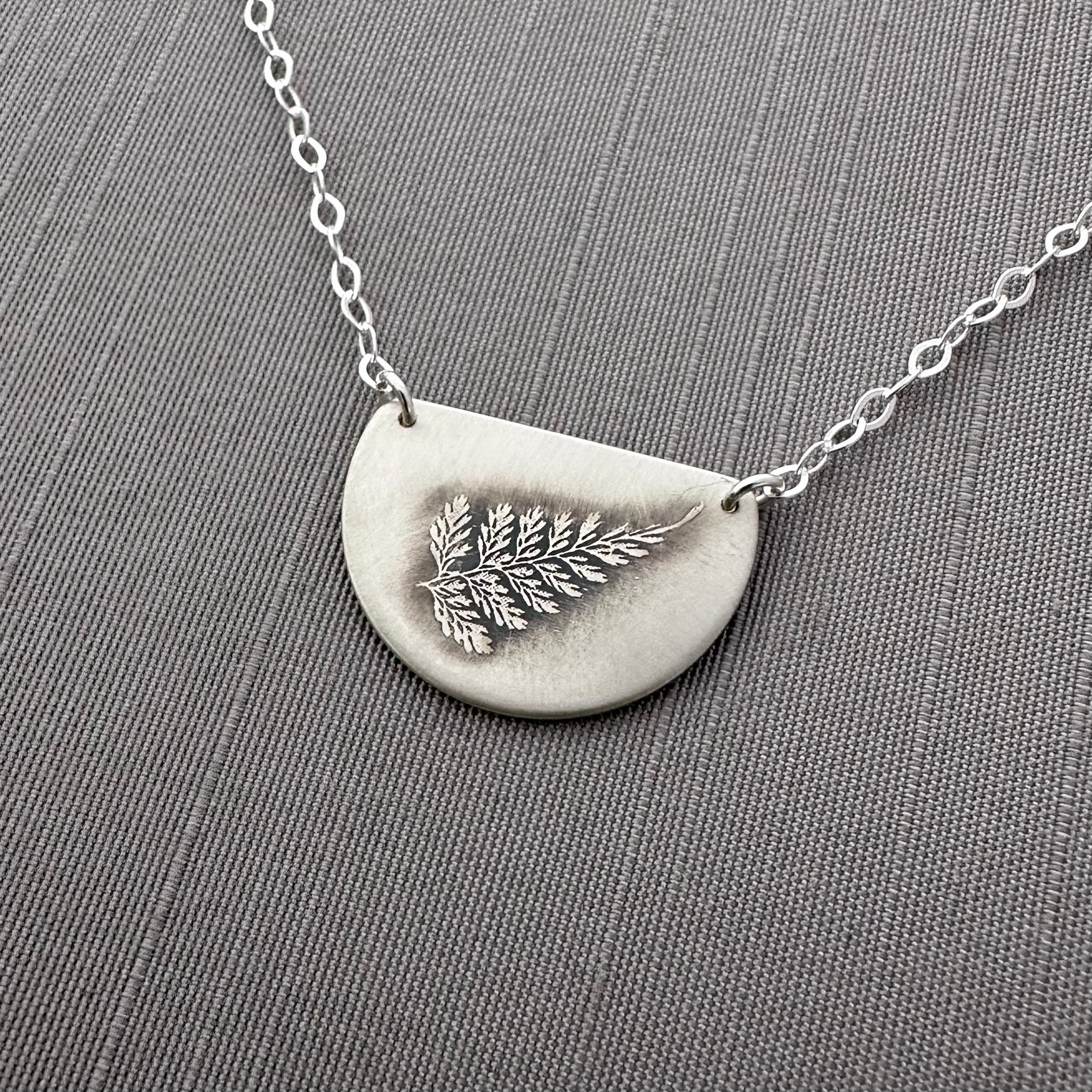 ラフFern Chain Necklace Silver ラフFern Chain Necklace Silver Sterling Silver 18 Inch Fern Chain