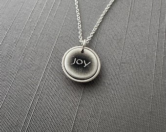Sterling Silver Joy/Sorrow Necklace