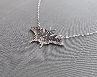 Sterling Silver Eastern Tiger Swallowtail Butterfly Necklace