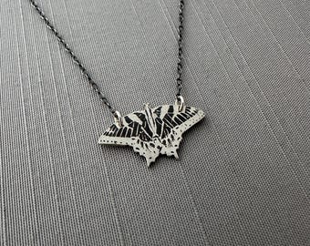 Sterling Silver Eastern Tiger Swallowtail Butterfly Necklace