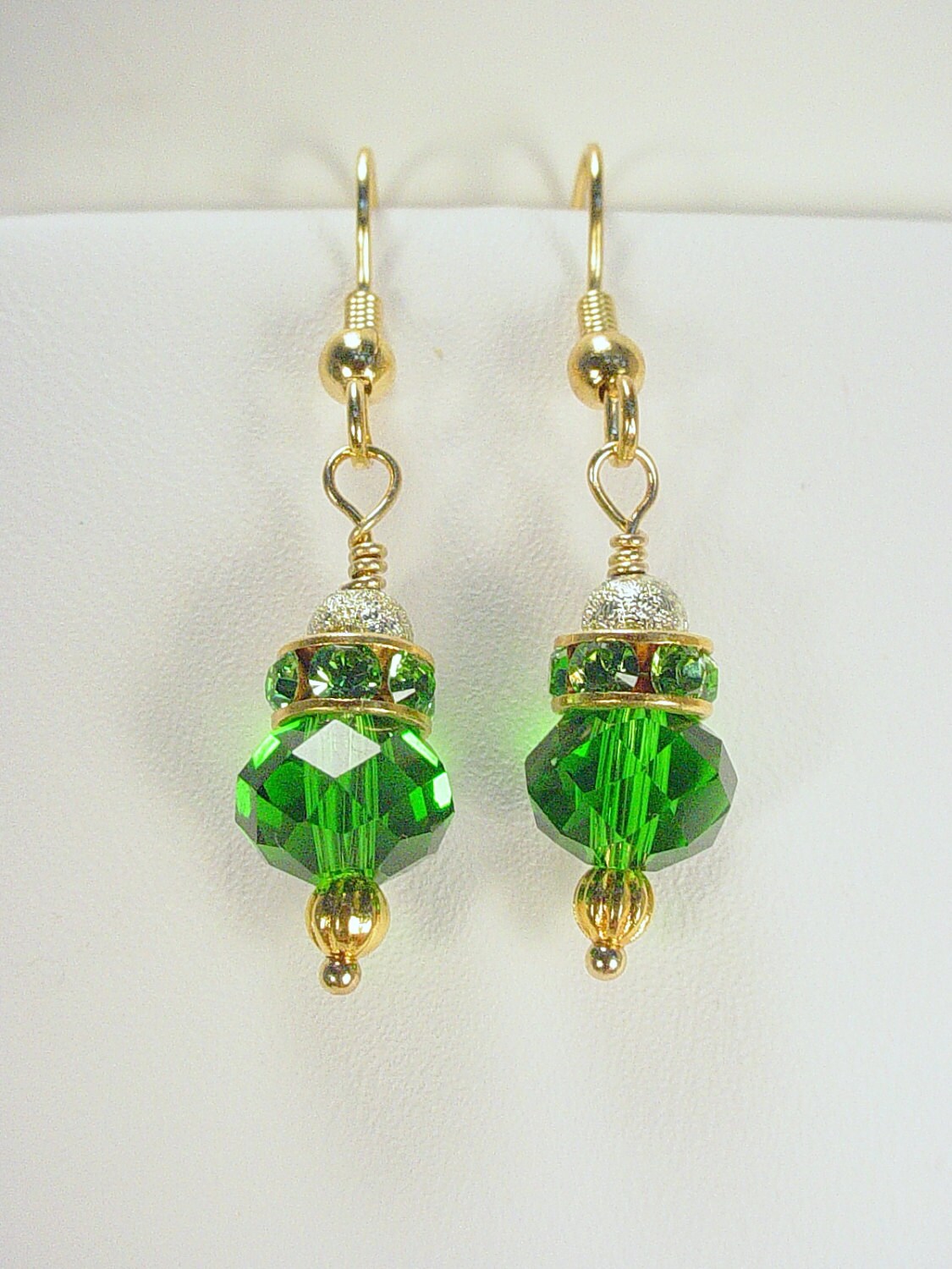 Earrings in Bright Spring Colors With Sparkly Crystal Etsy