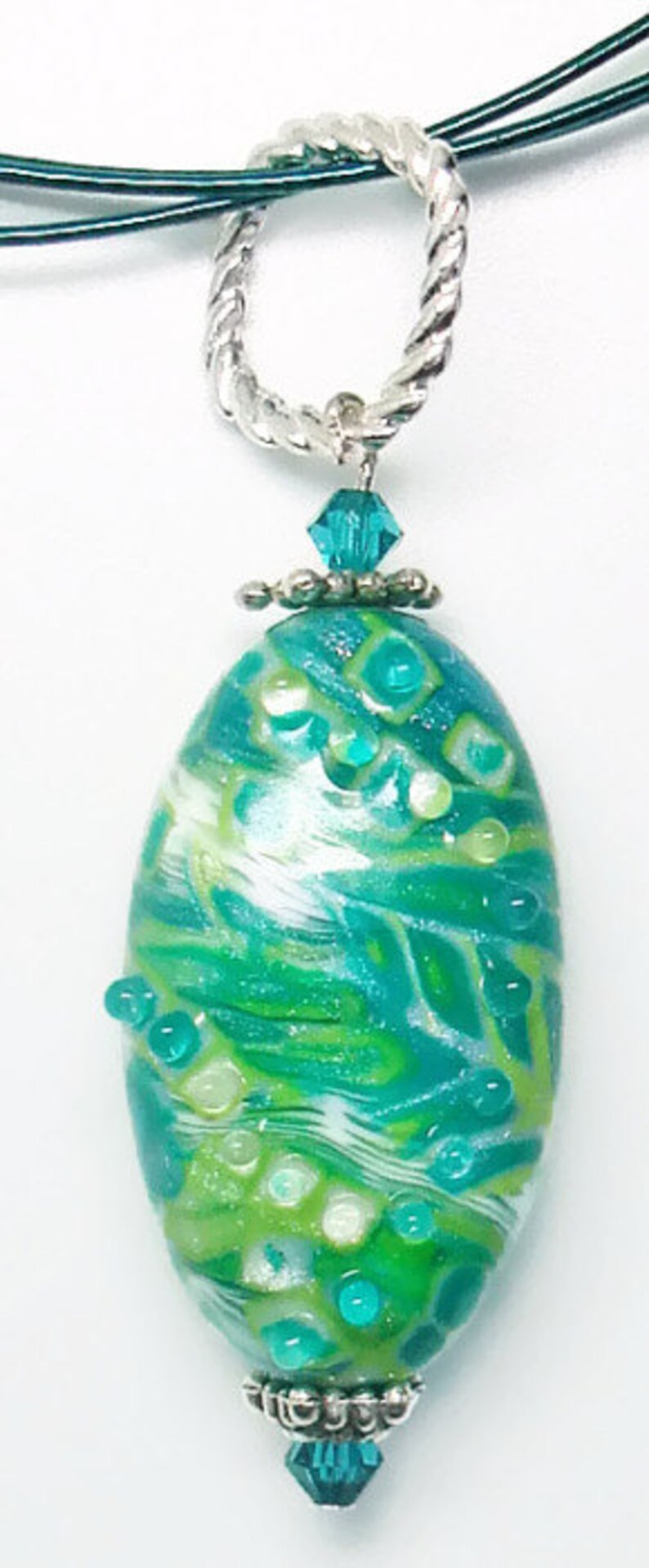 Polymer clay Tutorial Faux Lampwork Focal Beads Jewelry Etsy