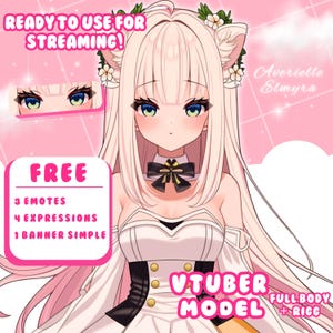 Custom Live2D Vtuber Full Body Model Commission | Anime Character Design, Rigging