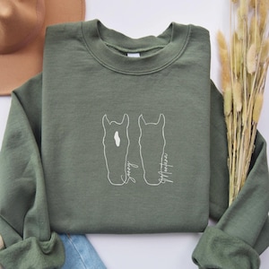 Custom horse sweatshirt for multiple horses Personalized Horse Sweater