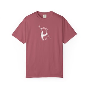 Border Collie T-Shirt Border Collie Hund Grafik-T-Stück Border Collie Geschenk für Hundeliebhaber Schafzüchter Shirt Bild 11