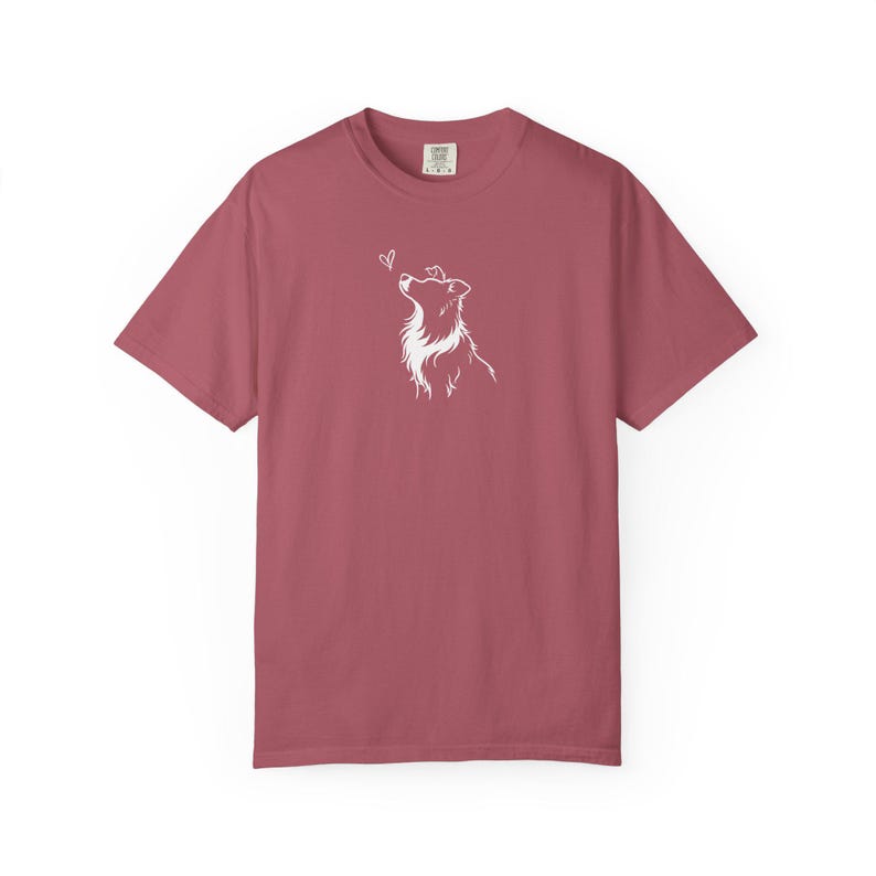 Border Collie T-Shirt Border Collie Hund Grafik-T-Stück Border Collie Geschenk für Hundeliebhaber Schafzüchter Shirt Bild 11