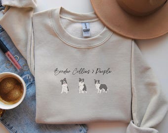 Border Collie Sweatshirt Border Collie Mama Sweater Border Collie Gift for Dog Mom